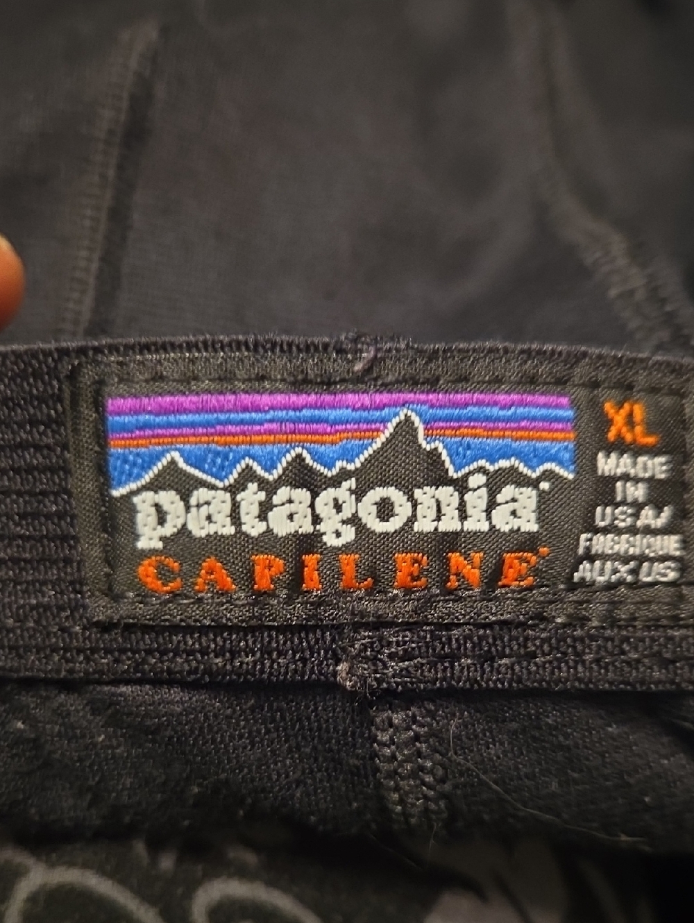 PATAGONIA Mens‎ Capilene Base Layer Pants Black Size XL - Picture 4 of 5